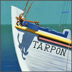 Tarpon Springs Fishing Boat - Nance Danforth Paintings